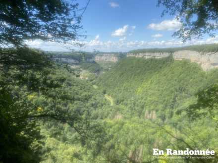 Vue sur le Cirque de Baume