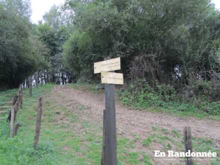 Panneau de direction de la boucle de l'Eau