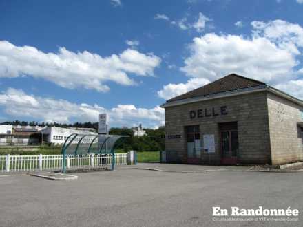 Parking de la gare de Delle