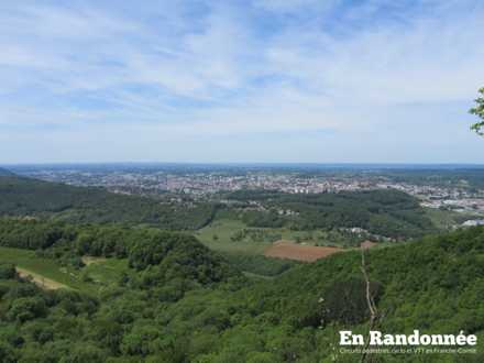 Vue sur Besançon depuis le Fort de Montfaucon