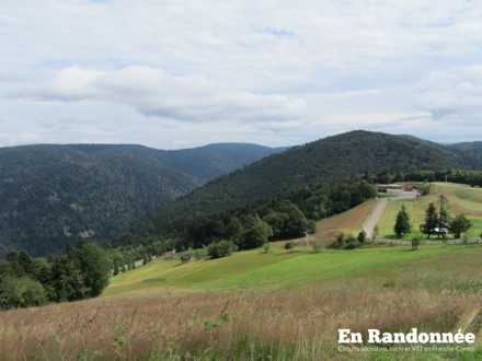 Vue sur les monts vosgiens