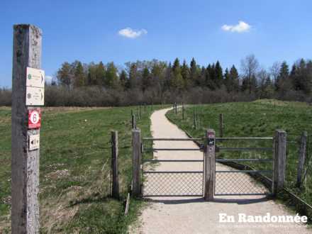 Départ du sentier des tourbières