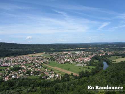 Vue sur la plaine de Mathay