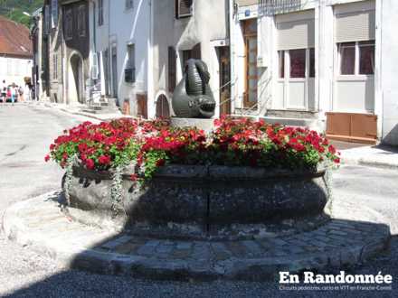 Fontaine des poissons, rue du Vieil Hôpital